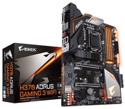 МатеринскаяплатаGigabyteH370AORUSGAMING3WIFI,Socket1151,Intel®H370,ATX