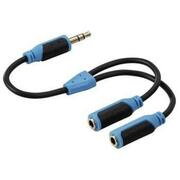 КабельдляAVHama108394SplitterSuperSoft3.5mmjackplug-2xsocketblue