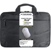 15.6"NBBag-TUCANOIDEABUNDLEBlack,Slimbagforlaptop15.6"andMacBookPro16"+WirelessMouse