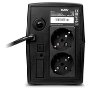 SVENPro400,Line-interactiveUPS,400VA/240W,2xSchukooutlets,1x7AH,AVR:175-280V,Coldstartfunction,Black
