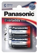 CsizePanasonicEVERDAYPower1.5V,Alkaline,Blister*2,LR14REE/2BR