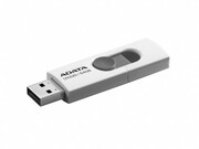 ФлешкаADATAUV220,64GBUSB2.0,White-Gray,Plastic,Slider