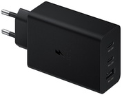 SamsungWallCharger2xType-C+1xType-ASuperFastCharging65WTrio,Black