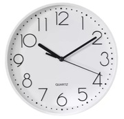 Hama186387"PG-220"WallClock,Low-Noise,white,22cm