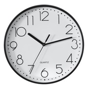 Hama186343"PG-220"WallClock,Low-noise,black,22cm