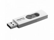ФлешкаADATAUV220,16GBUSB2.0,White-Gray,Plastic,Slider