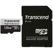 128GBMicroSD(Class10)UHS-I(U1),+SDadapter,Transcend"TS128GUSD350"(R/W:95/45MB/s,Endurance)
