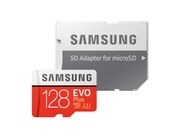 128GBMicroSD(Class10)UHS-I(U3)+SDadapter,SamsungEVOPlus"MB-MC128HA"(R/W:100/60MB/s)