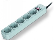 SurgeProtectorGembirdPowerCube,Grey,3m,5Sockets