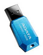 16GbUSB2.0FlashDriveADATA,DashDriveUV100,blue(Read-18MB/s,Write-5MB/s),Slimmer&Smaller