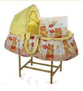 Плетеннаякорзина-переноскадляноворожденногоItalbaby"GardeningBears"