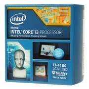 CPUIntelCorei3-41603.6GHzDualCore,(LGA1150,3MB,HD4400Graphics)BOX