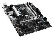 MotherboardMSIB150MBAZOOKAPLUSS1151,iB150,MilitaryClass4,SATA-III,USB3.1,M.2slot,CPU-Graphics,DVI,HDMI,GLAN,4xDDR42133MHz,ALC887-8ch