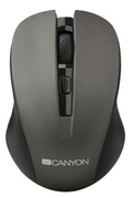 WirelessMouseCanyonMW-1,Optical,800-1200dpi,4buttons,Ambidextrous,2xAAA,Gray