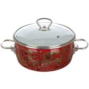 Кастрюля4лImperioвишневаяVITROSS8SC205S-2