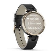 GARMINLilyDarkBronzeBezelwithPalomaCaseandItalianLeatherBand