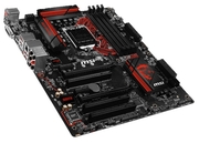 MotherboardMSIB150GAMINGM3S1151,iB150,MilitaryClass5,SATA-III,USB3.1,CPU-Graphics,HDMI,DVI,GLAN,4xDDR42133MHz,ALC1150-8ch,M.2slot,