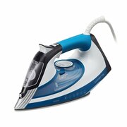 IronPolarisPIR3033,3000W,PRO5Ceramicsolitplace,450mlwatertankcapacity,horizontalandverticalsteam,75/260g/min.whiteblue