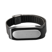 XiaomiMiBandLeatherStrapforMiBand1/1S,Black,Metalholder