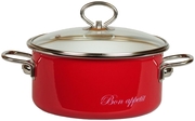 Кастрюляцил.5,5лBonappetitвишневыйVITROSS8SD225S-3