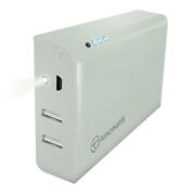 PowerBank12000mAh,TuncmatikMiniCharge12000,White