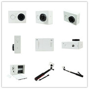 Xiaomi"YiActionCamera",White,VideoResolutions:upto1296p30fps/1080p60fps/720p120fps/480p240fps,155°,AmbrellaA7LS,Sensor:16MPxSony(ExmorRBSICMOS),Microphone,WiFi,Bluetooth,Battery1010mAh,upto100minutes,70g