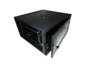 19"4UWallMountedcabinet,SN-IRON19"4U-06-045-ДС-2БГ,600?450х288,GlassDoor,Black