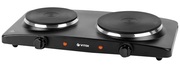 CookerMiniVITEKVT-3704,2500W,(1500Wand1000W)electric,2hobs185mmand155mm,safetyshutdown.black