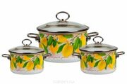 Наборкастрюль1.5л./3л./4л.LimonVITROSS1DB155S-2