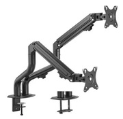 Table/desk2-displaymountingarmGembird(rotate,tilt,swivel),17”-32”,upto8kg,VESA:75x75,100x100