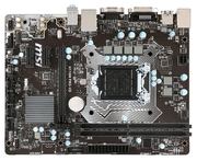 MotherboardMSIH110MPRO-VDS1151,iH110,MilitaryClass4,SATA-III,USB3.1,CPU-Graphics,D-Sub,DVI,GLAN,2xDDR42133MHz,ALC887-8ch,PCI-Ex16,2*P