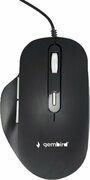 MouseGembirdMUS-6B-02,1200-3200dpi,6buttons,Ergonomic,1.35m,Black,USB