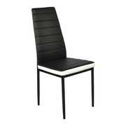 ScaunD-117~Black+White