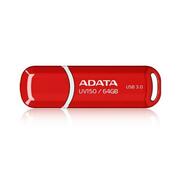 64GbUSB3.1FlashDriveADATA,DashDriveUV150,red(Read-90MB/s,Write-20MB/s),SmarterDesign