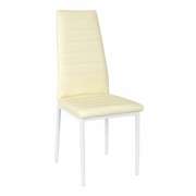 ScaunD-117~Beige+Whitelegs