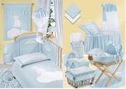 КомплектпостельногобельяITALBABY"BestFriends"голубой