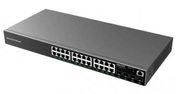 24-portGigabitManagedPoESwitch,GrandstreamGWN7803P,4xSFP,steelcase,360WBudget