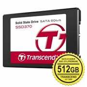2.5"SSD512GBTranscendPremium370SeriesSATAIII,Aluminumcase,MaxSequentialR/W570MB/s/470MB/s,MaxRandom4kRead75K,Write75KIOPS,Ultra-slim7mmformfactor,TS6500Controller,3.5Bracket
