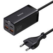 UniversalHomeChargerBaseusGaN3ProDesktop,4xUSB(2C+2U),100W,Cableincluded(Type-C-Type-C,1m),Cablelength:1,5m,BlackCCGP000101
