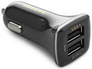 PinengPN-523BlackCar-charger,Input:DC12-24V3A(MAX),Outputs:DC5V1.0A,DC5V2.1A,DC5V2.1A