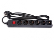 SurgeProtectorSVENOptimaBase,6Sockets,1.8m,Black
