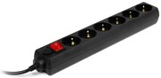 SurgeProtectorSVENOptimaBase,6Sockets,5m,Black