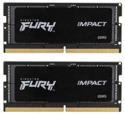 32GBDDR5-5600MHzSODIMMKingstonFURYImpact(Kitof2x16GB)(KF556S40IBK2-32),CL40,1.25V,Black