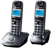 ТелефонPanasonicDECTKX-TG2512UAT,Titanium,TG2511+optionalhandset