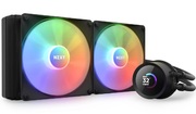AIOLiquidCoolingNZXTKraken280RGBBlack(34.5dB,90.8CFM,2x140mm,500-1500RPM,LCD1.54",CAM)