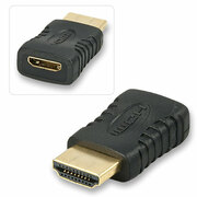 AdapterHDMI-miniHDMIBracktonADA-HMN.B,AdapterHDMIfemaletoHDMIMinimale,ULTRAHD,HighSpeedHDMI®withEthernet,2160p,3D,ATC,ARC,ACE,HEC,goldencontacts