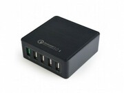 CellularQUADUSBCharger,4ABlack