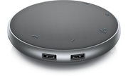 DellMobileAdapterSpeakerphoneMH3021PUSB-C-2xUSB-A3.1,1xUSB-C3.1with10GbpsDataTransferandPowerDelivery90W,HDMI2.0(470-AELP)