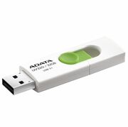 32GbUSB3.1FlashDriveADATAUV320,green/white(Read-40MB/s,Write-20MB/s),strapmount,RetractableUSB
