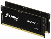 32GBDDR5-6400MHzSODIMMKingstonFURYImpact(Kitof2x16GB)(KF564S38IBK2-32),CL38,1.35V,Black